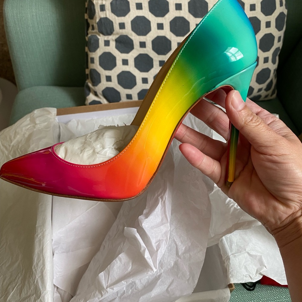 COPY - Christian louboutin Pat rainbow